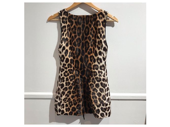 Chaqueta Giuseppe Zanotti leopard T.34 Beige - vista 2