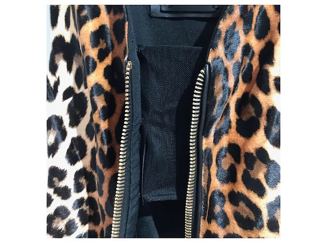 Chaqueta Giuseppe Zanotti leopard T.34 Beige - vista 4