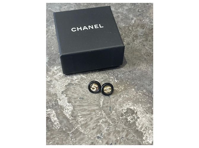Chanel puces Ohrringe Golden - Ansicht 5