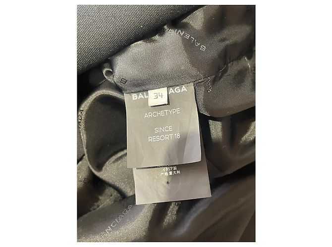 Giacca Balenciaga nera T.34 Nero - vista 6