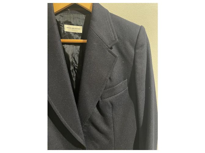 Giacca Dries Van Noten blu navy T.38 - vista 3