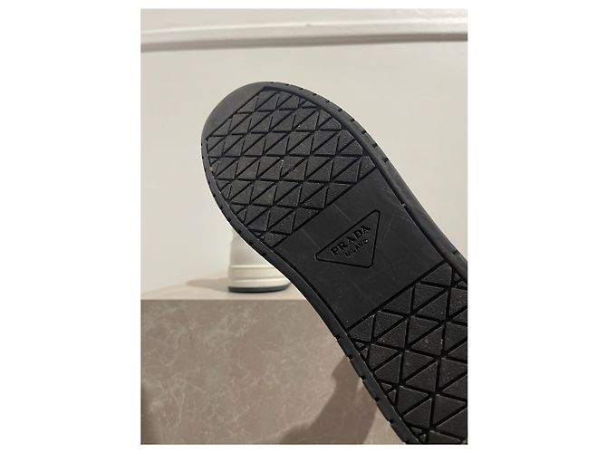 Sapatilhas Prada Downtown T.39,5 Branco - vista 7