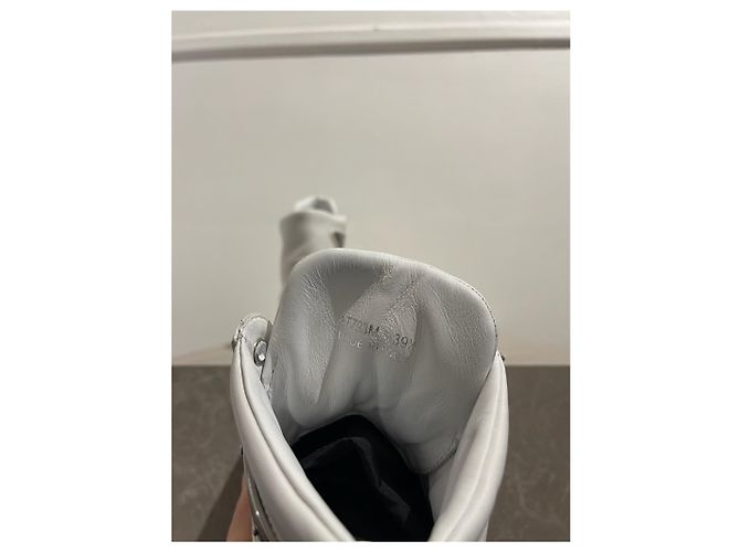 Sapatilhas Prada Downtown T.39,5 Branco - vista 8