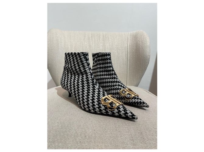 Boots Balenciaga BB T.40,5 Schwarz - Ansicht 4