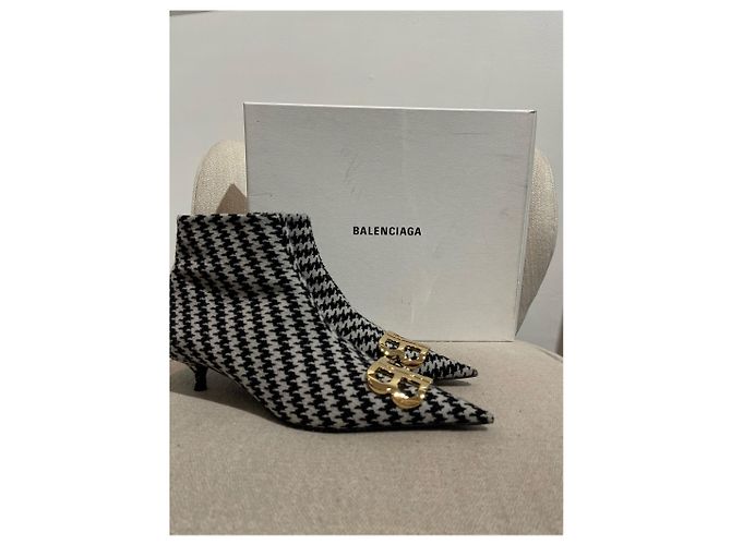 Boots Balenciaga BB T.40,5 Schwarz - Ansicht 8
