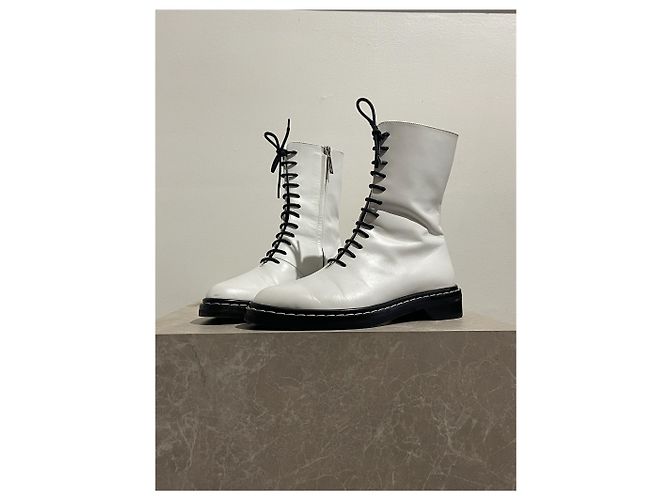 Botines The Row blancos T.36,5 - vista 2