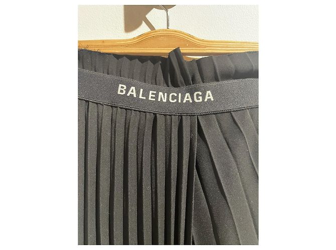 Falda Balenciaga negra T.36 Negro - vista 3
