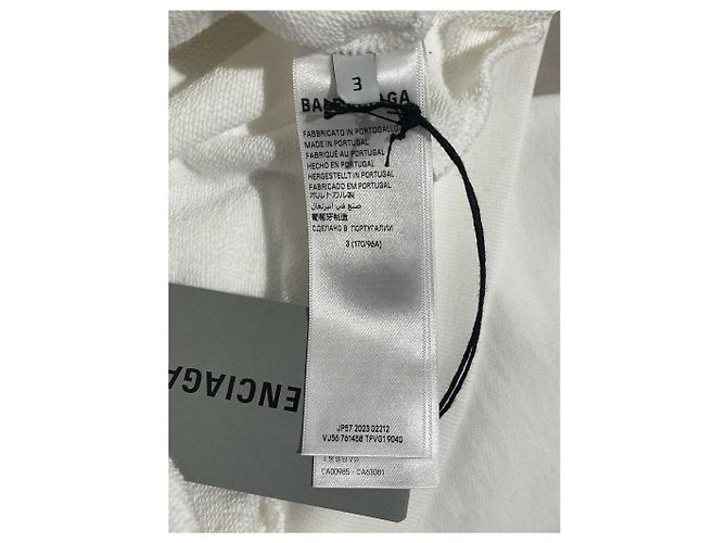 Sudadera Balenciaga blanca T.L Blanco - vista 9