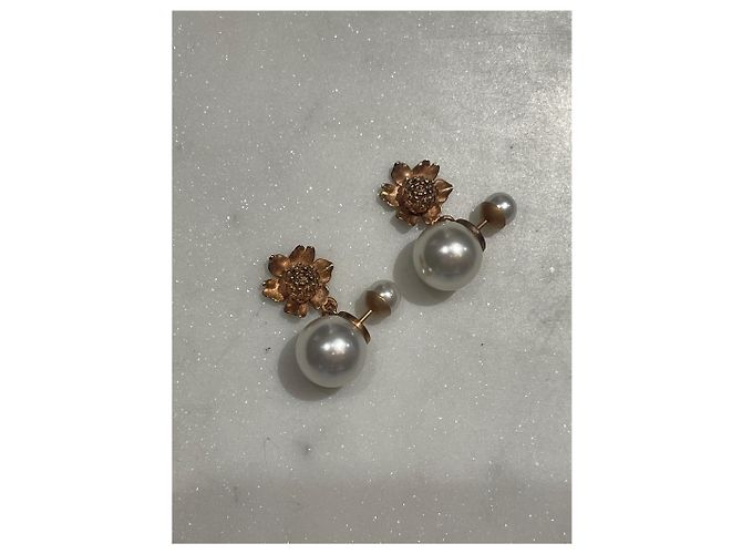 Autre Marque Dior Tribale Ohrringe Golden - Ansicht 2