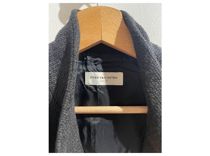Giacca Dries Van Noten nera T.38 Nero - vista 4