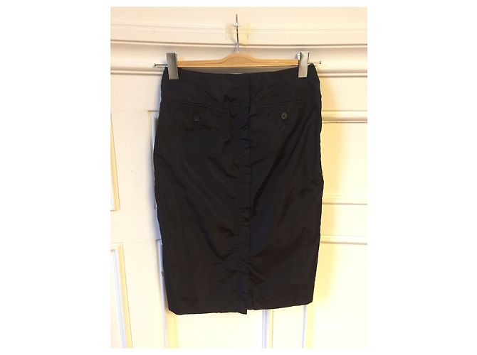 Autre Marque Falda Yves Saint Laurent negra T.36 Negro - vista 3
