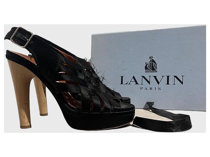 Lanvin Sandalen schwarz T.36,5 - Ansicht 2