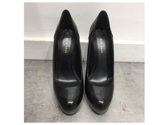 Décolleté Elie Saab neri T.36,5 Nero - vista 3