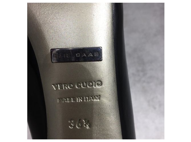 Décolleté Elie Saab neri T.36,5 Nero - vista 6