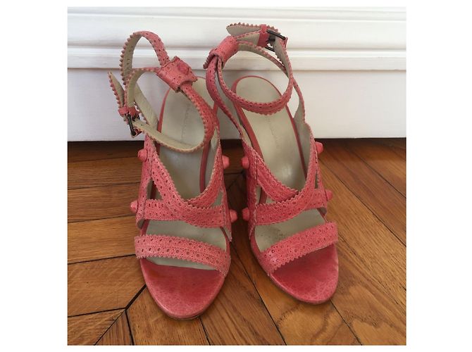 Sandali Balenciaga rosa T.37 - vista 2