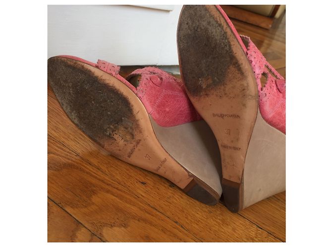 Sandali Balenciaga rosa T.37 - vista 4