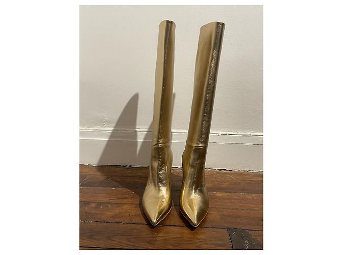 Botas Gianvito Rossi doradas T.39 Dorado - vista 2
