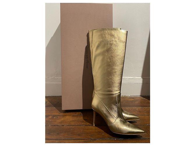 Botas Gianvito Rossi doradas T.39 Dorado - vista 9