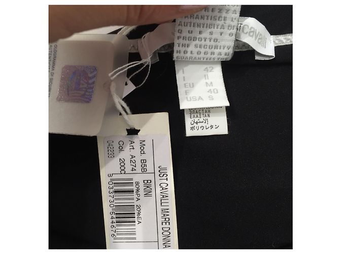 Roberto Cavalli Bañador Cavalli T.S Negro - vista 4