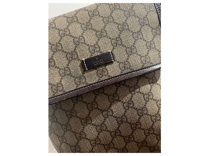 Bolsa Gucci em lona bege - vista 2