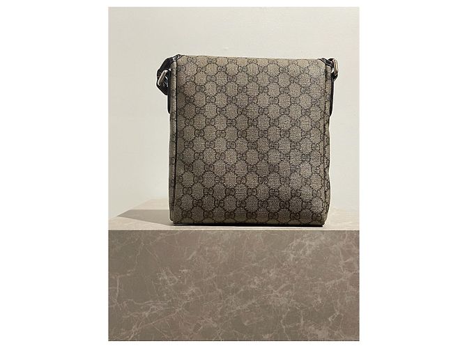 Bolsa Gucci em lona bege - vista 3