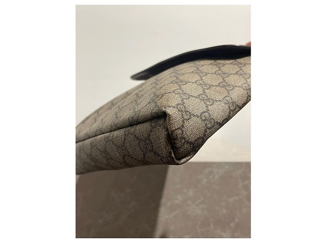 Bolsa Gucci em lona bege - vista 6