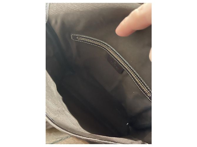 Bolsa Gucci em lona bege - vista 7