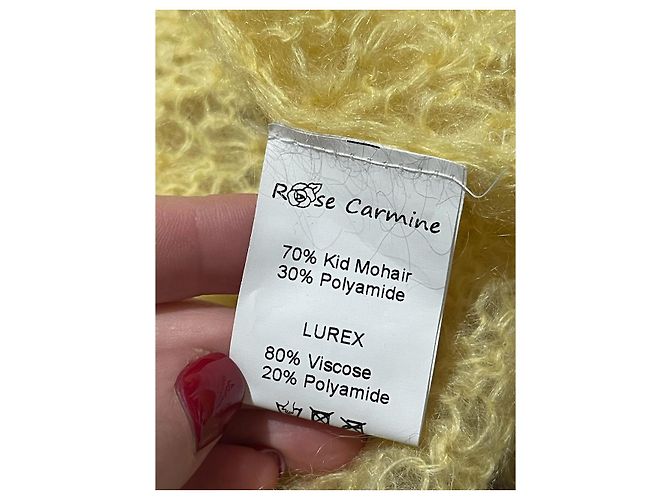 Autre Marque Weste Rose Carmine gelb T.U. - Ansicht 6