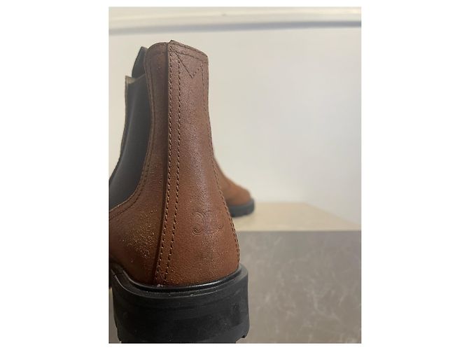 Céline Bottines Celine Margaret marron T.40 - vue 7