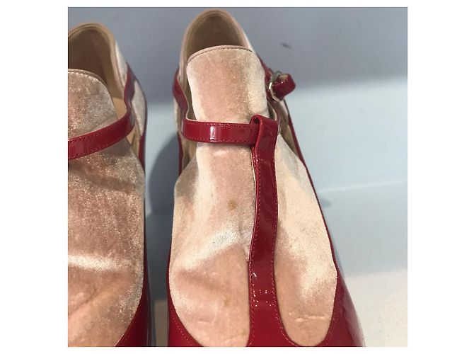 Valentino Garavani Botas Valentino rojas T.38 - vista 3