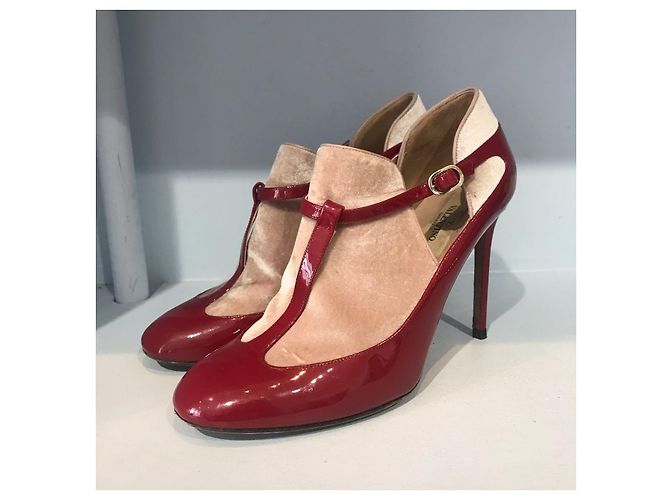Valentino Garavani Botas Valentino rojas T.38 - vista 4