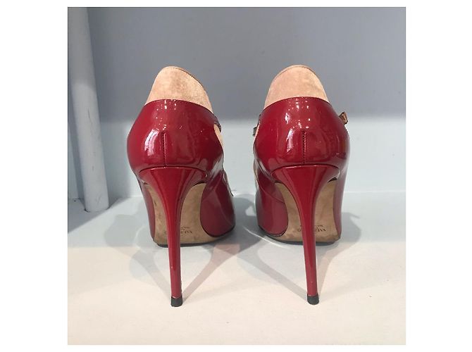 Valentino Garavani Botas Valentino rojas T.38 - vista 5