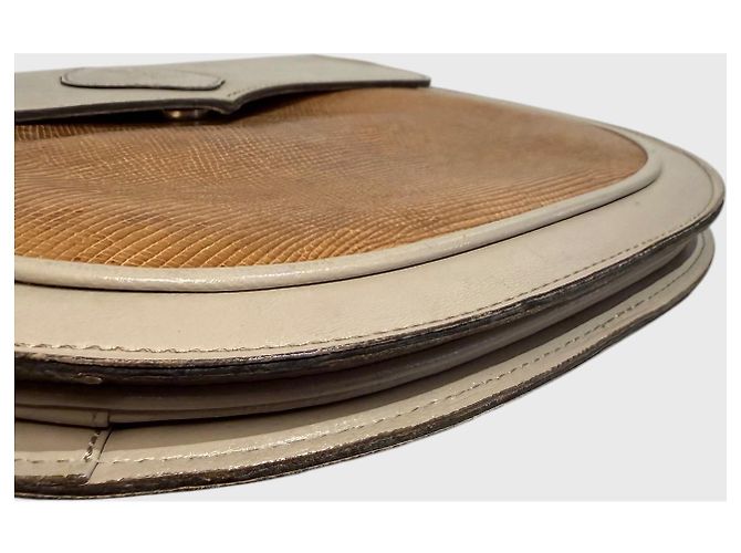 Borsa Yves Saint Laurent beige Grigio - vista 8