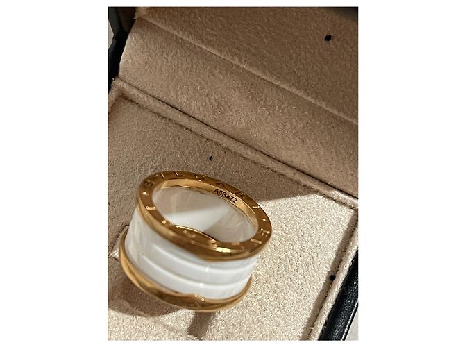 Anello Bulgari B.zero1 T.56 Bianco - vista 5
