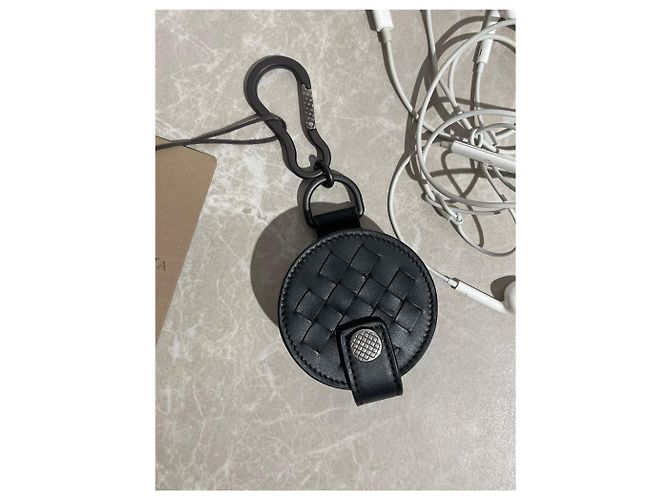 Portachiavi per auricolari Bottega Veneta Nero - vista 3