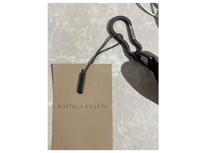 Portachiavi per auricolari Bottega Veneta Nero - vista 5