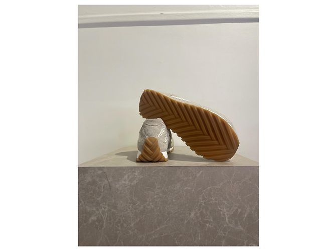 Sneakers Bottega Veneta Orbit T.40 Beige - vista 4