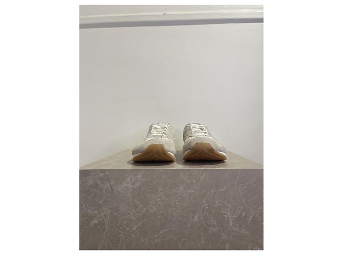 Sneakers Bottega Veneta Orbit T.40 Beige - vista 5