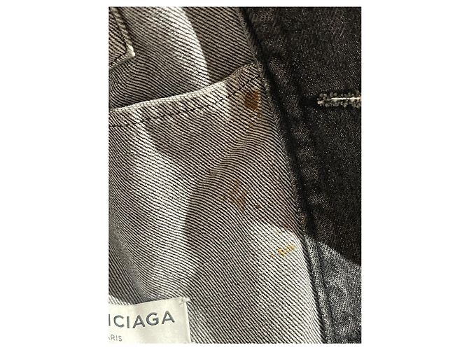 Balenciaga Jeansjacke T.34 Schwarz - Ansicht 10