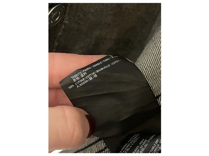 Balenciaga Jeansjacke T.34 Schwarz - Ansicht 12