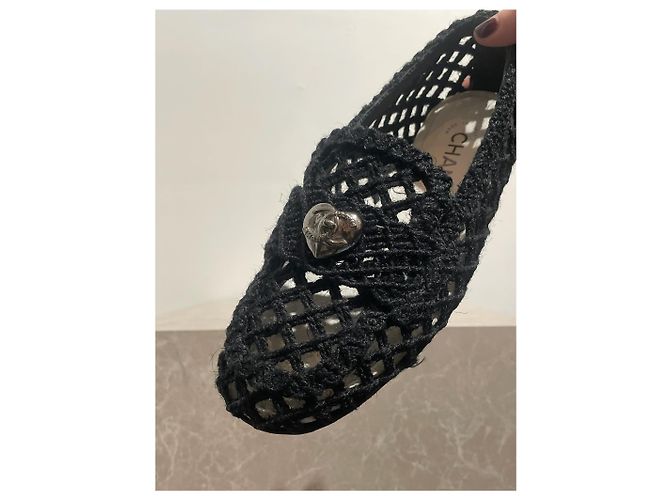Mocassini Chanel neri T.37 Nero - vista 3
