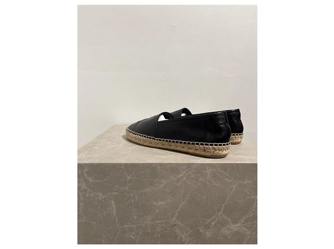 Autre Marque Espadrillas Saint Laurent nere T.42 Nero - vista 6