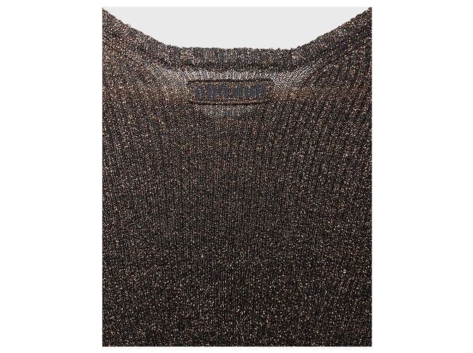 Top Miu Miu castanho T.XS Marrom - vista 2