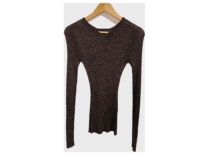 Top Miu Miu castanho T.XS Marrom - vista 3