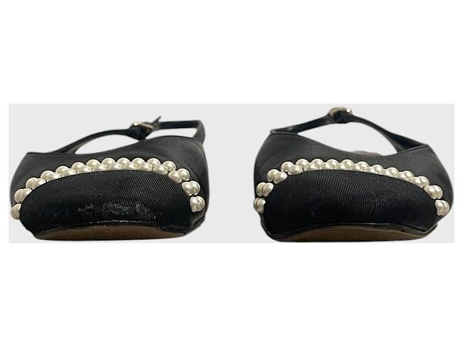 Slingback Chanel schwarz T.39 - Ansicht 4