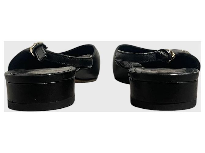 Slingback Chanel schwarz T.39 - Ansicht 5