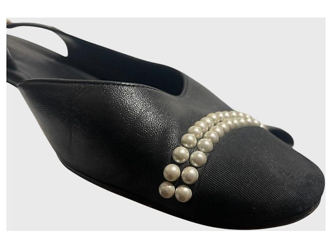 Slingback Chanel schwarz T.39 - Ansicht 9