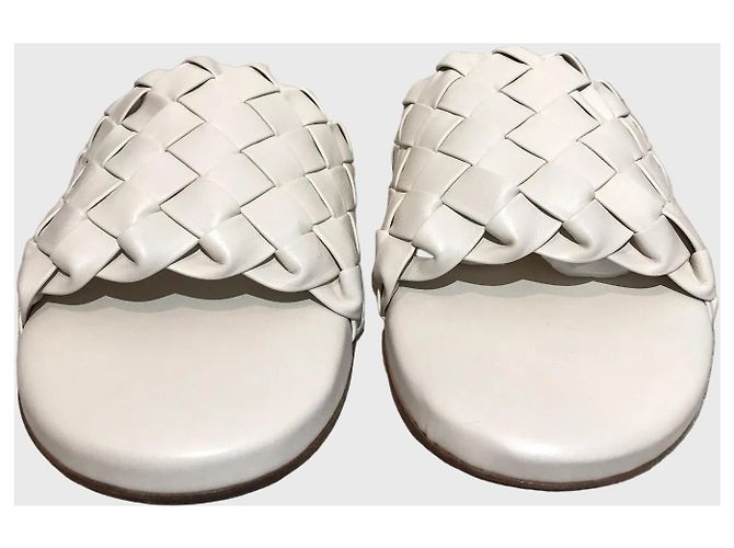 Mules Bottega Veneta T.41 Bianco - vista 3