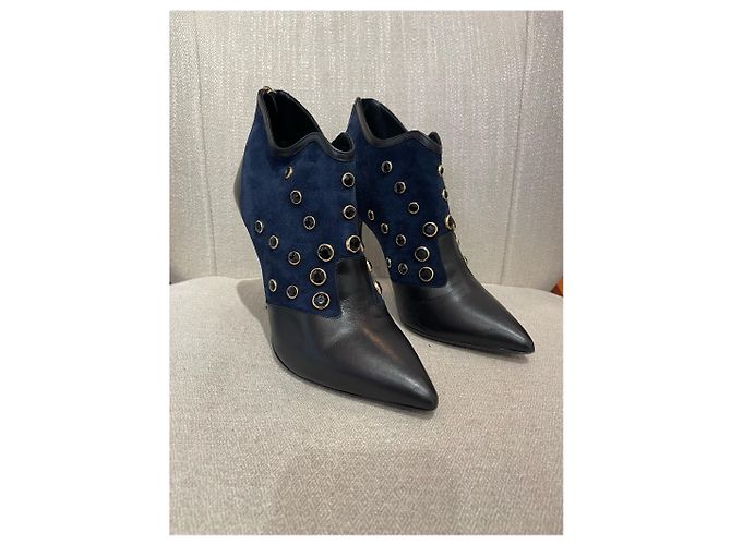 Botas Nicholas Kirkwood T.39,5 Azul - vista 2