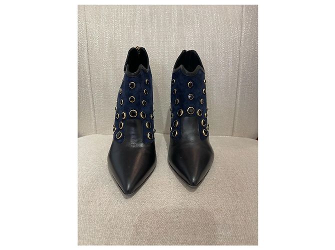 Botas Nicholas Kirkwood T.39,5 Azul - vista 3